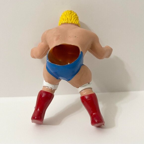 Vintage KO Thumb Wrestler Hulk Hogan WWF WCW Wrestling Toy - Picture 7 of 16